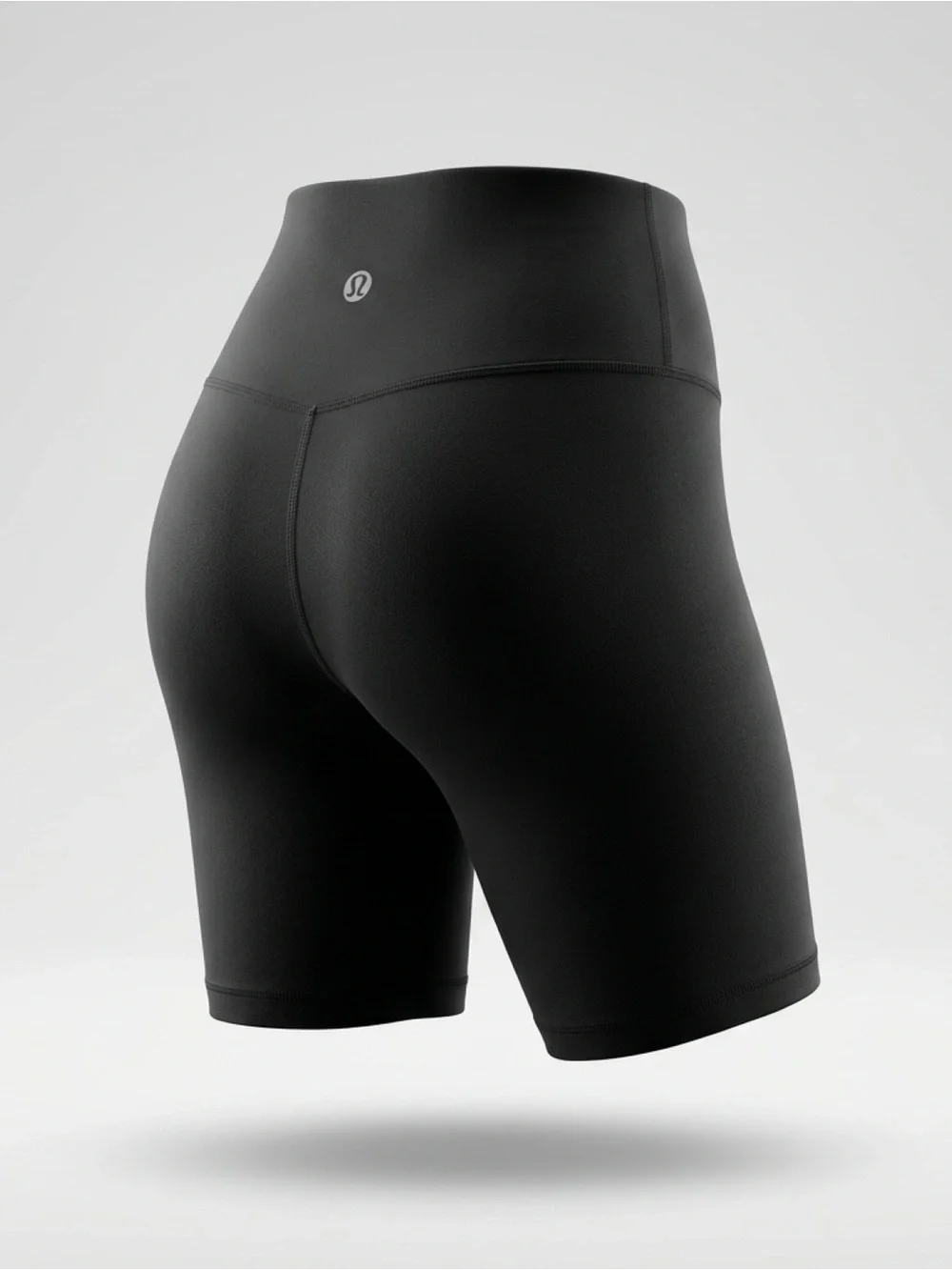 lululemon athletica Black High-Rise Bike Shorts size 6